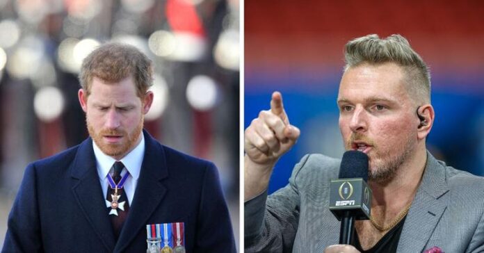 Prince Harry and Pat McAfee